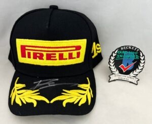 Damson Idris Signed Hat Pirelli APXGP Formula 1 F1 Movie Beckett BAS