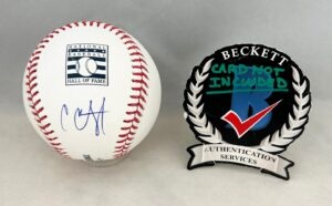 CC Sabathia Signed HOF Baseball New York Yankees Beckett BAS 1