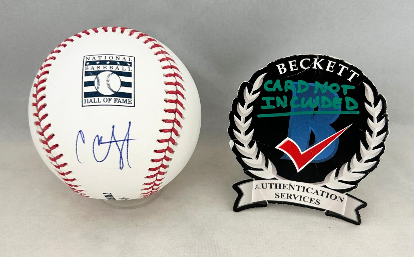CC Sabathia Signed HOF Baseball New York Yankees Beckett BAS 1