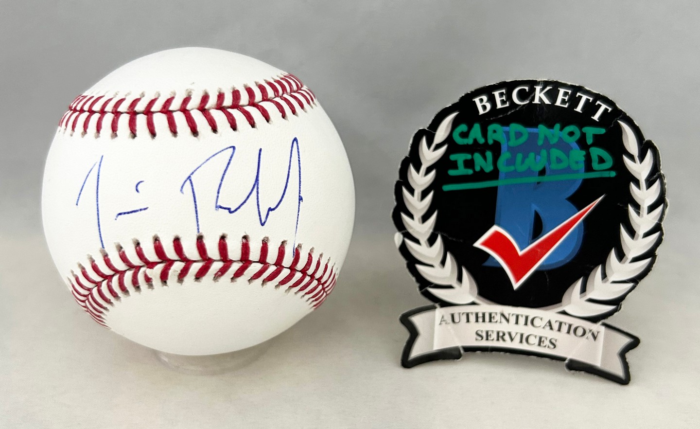 Jim Belushi Signed Authentic MLB Baseball Chicago Cubs Beckett BAS
