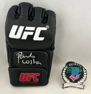 Paulo Costa Signed UFC Glove MMA Beckett BAS