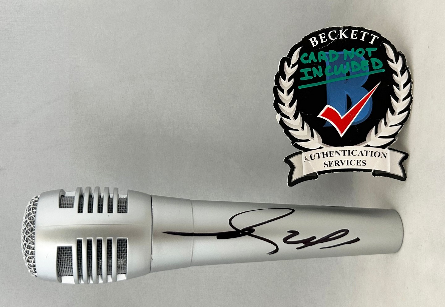 Trey Songz Signed Microphone Beckett BAS 1