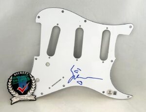 Yngwie Malmsteen Signed Electric Pickguard Beckett BAS