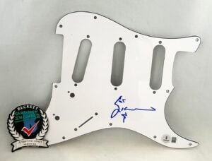 Yngwie Malmsteen Signed Electric Pickguard Beckett BAS 1