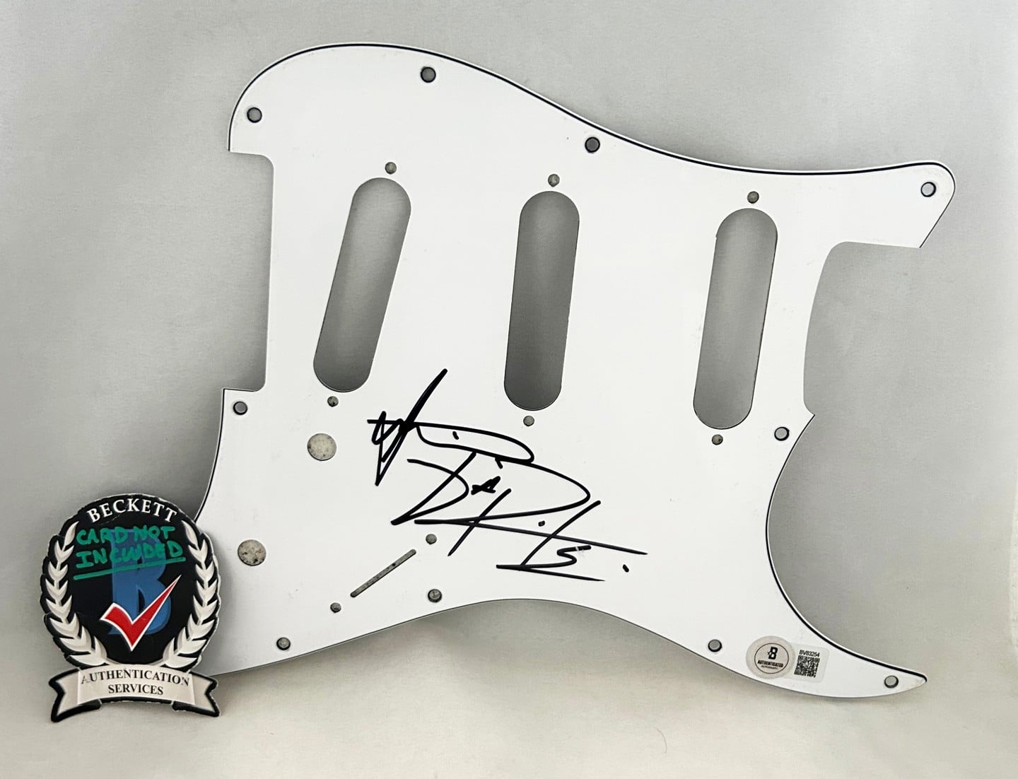 JaRule Signed Electric Pickguard Beckett BAS