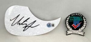 Nate Smith Signed Acoustic Pickguard Beckett BAS 1