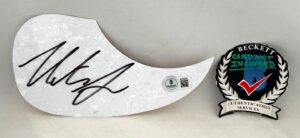 Nate Smith Signed Acoustic Pickguard Beckett BAS 5