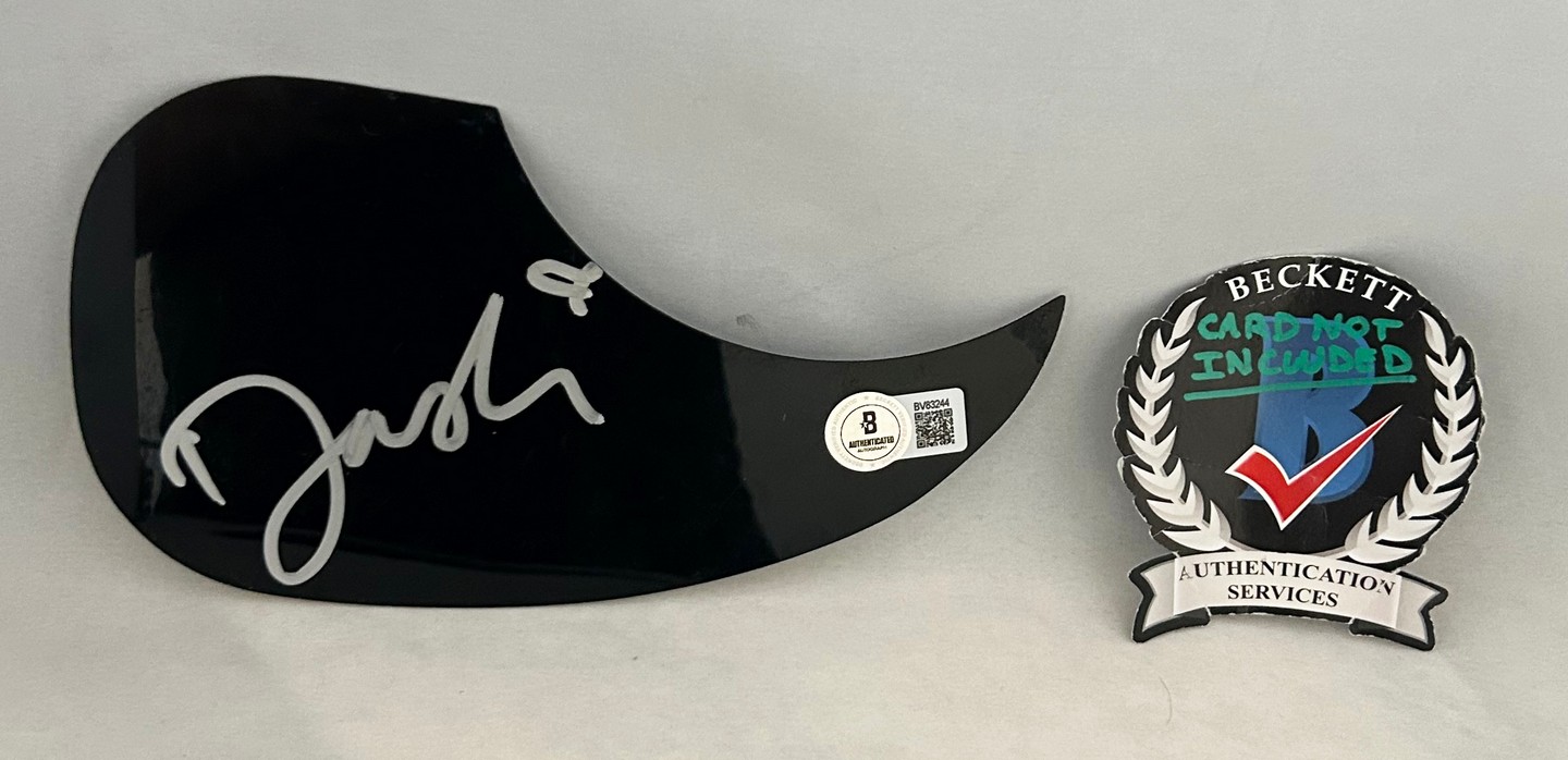 Dasha Signed Acoustic Pickguard Beckett BAS 1