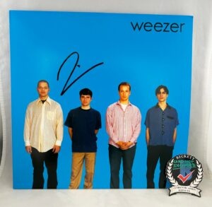Rivers Cuomo Signed Vinyl LP Album Blue Album Beckett BAS