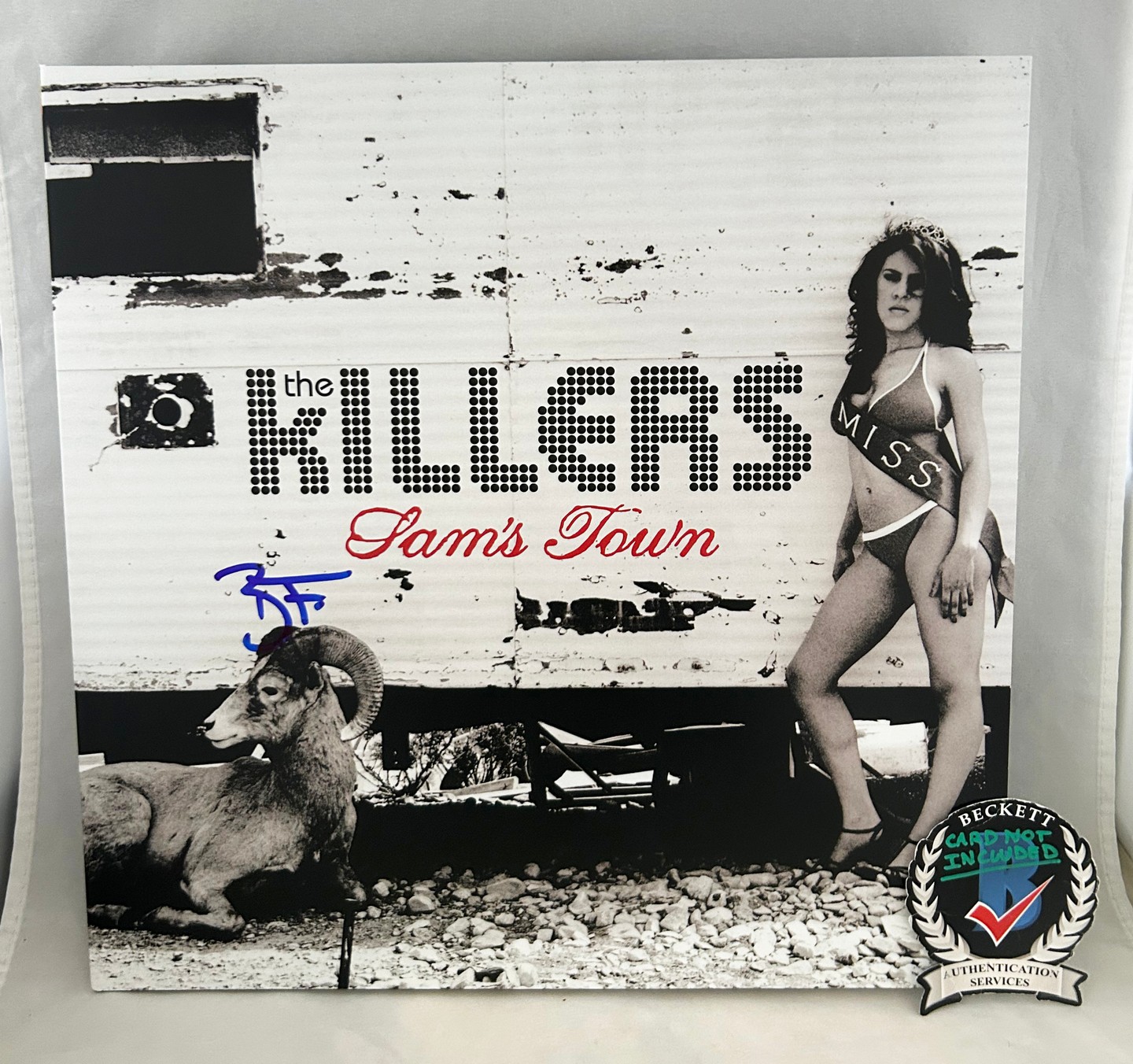 Brandon Flowers Signed Vinyl LP Album Sam's Town Beckett BAS