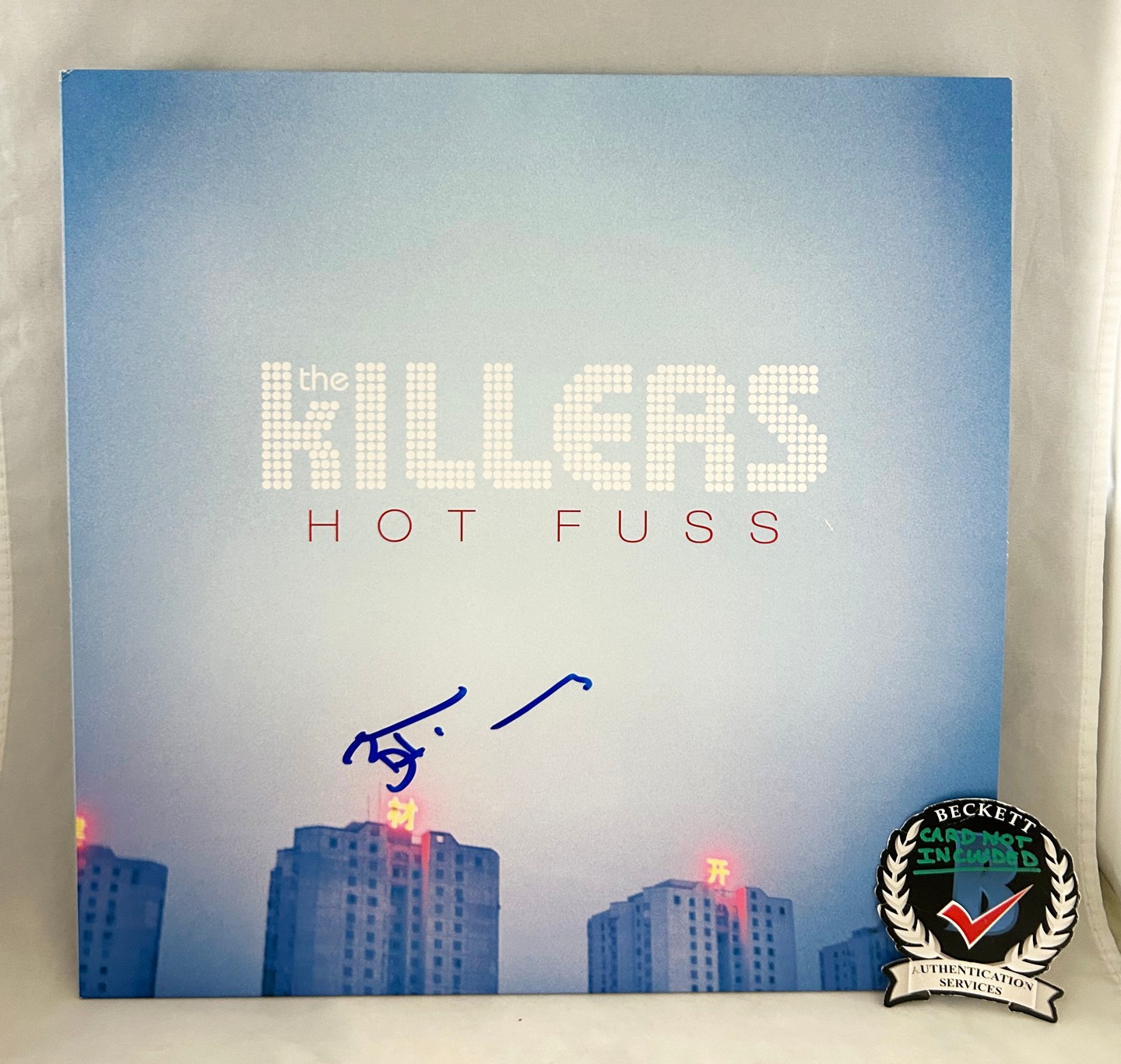 Brandon Flowers Signed Vinyl LP Album Hot Fuss Beckett BAS