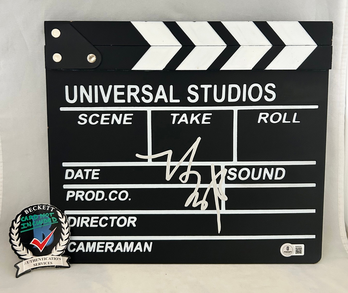 Park Chan-wook Signed Directors Clapboard Old Boy Beckett BAS