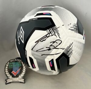 Vincent Candela Signed Soccer Ball France 1998 World Cup Beckett BAS