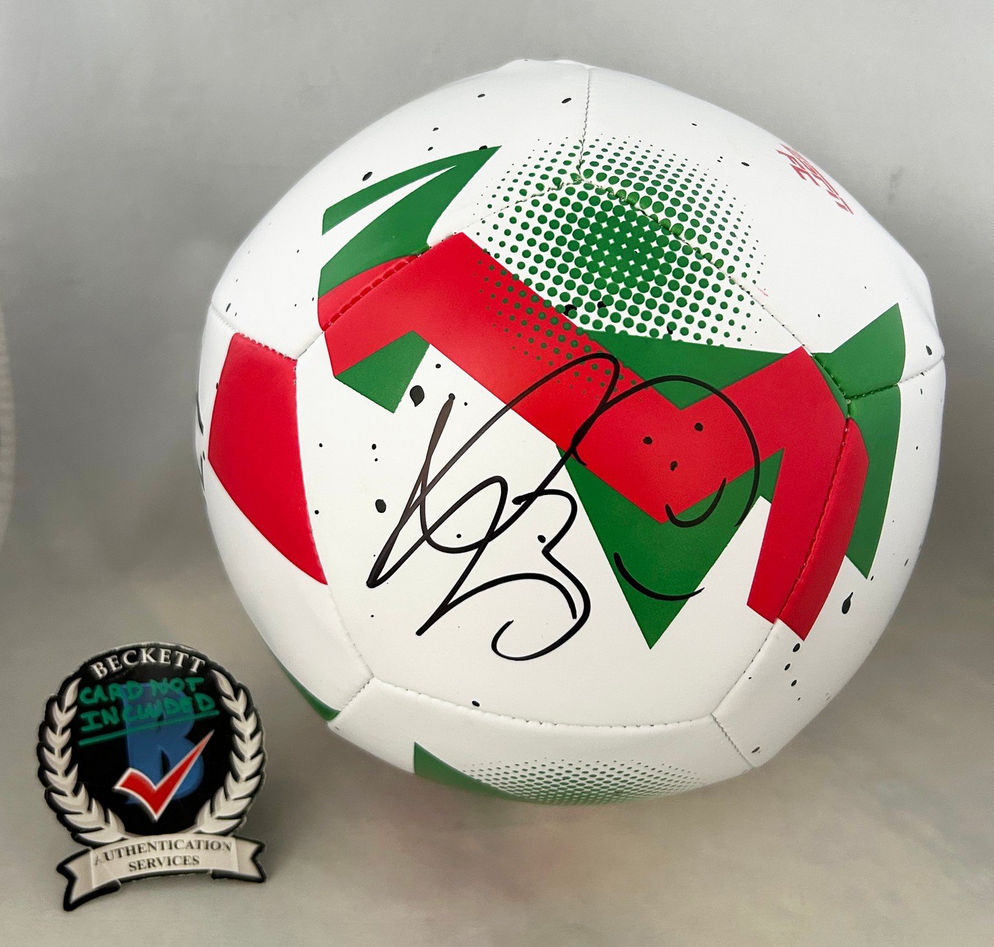 Marco Materazzi Signed Soccer Ball Italy 2006 World Cup Beckett BAS