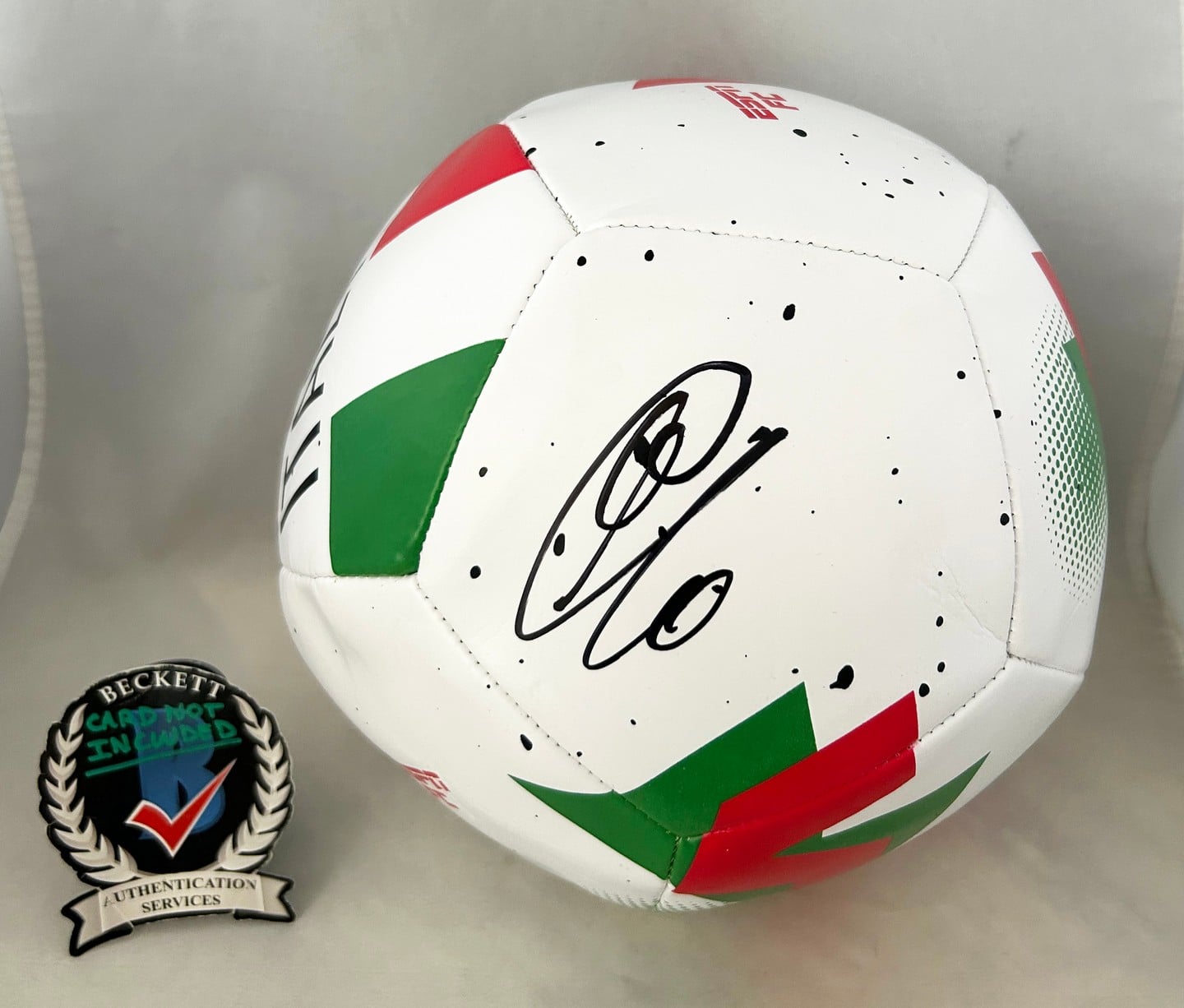 Francesco Totti Signed Soccer Ball Italy 2006 World Cup Beckett BAS