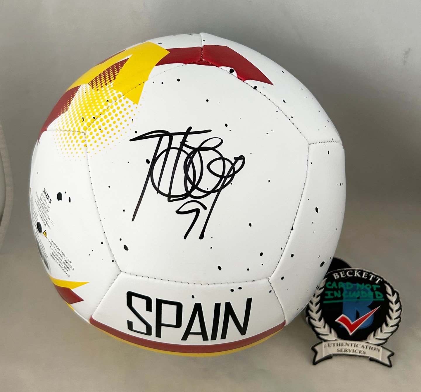 Fernando Llorente Signed Soccer Ball Spain 2010 World Cup Beckett BAS 2