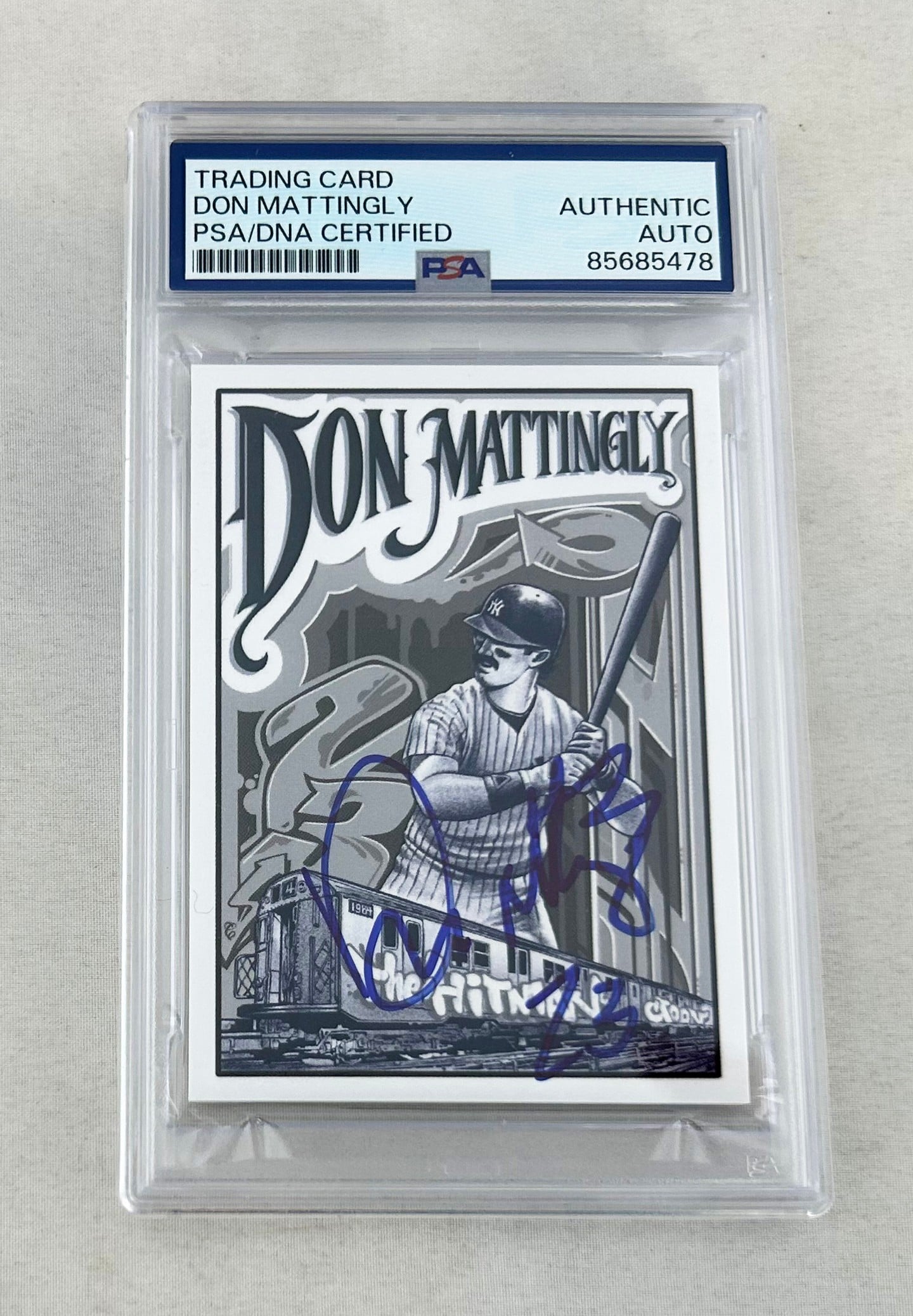 Don Mattingly Signed Rookie Card Project 2020 #95 PSA/DNA