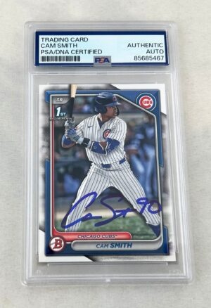Cam Smith Signed Rookie Card 2024 Bowman 1st #BD-67 PSA/DNA