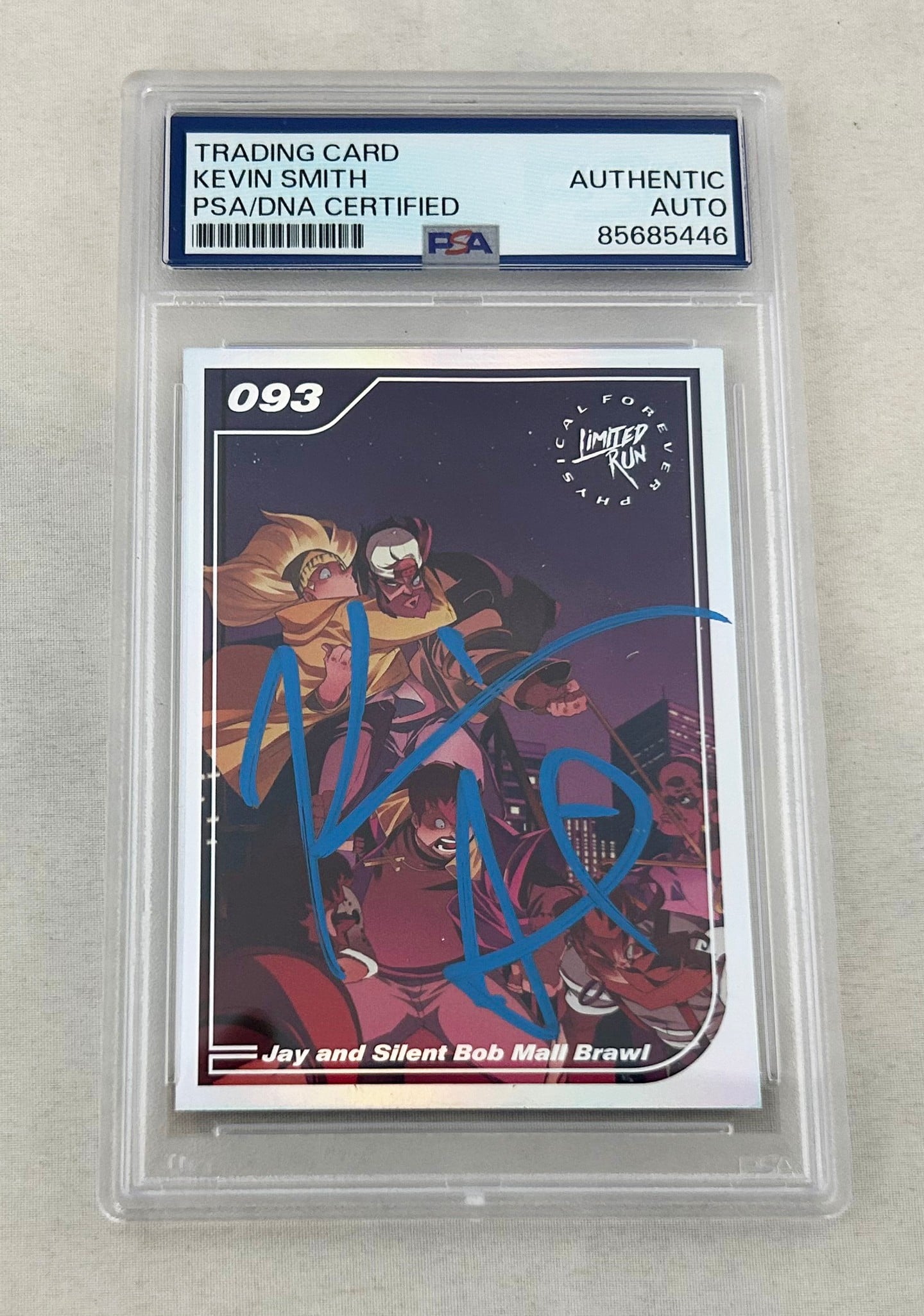 Kevin Smith Signed Card Jay And Silent Bob #093 Limited Run PSA/DNA
