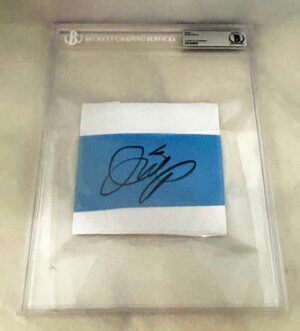 Angel Di Maria Signed Jersey Cut Argentina World Cup Champion Beckett BAS