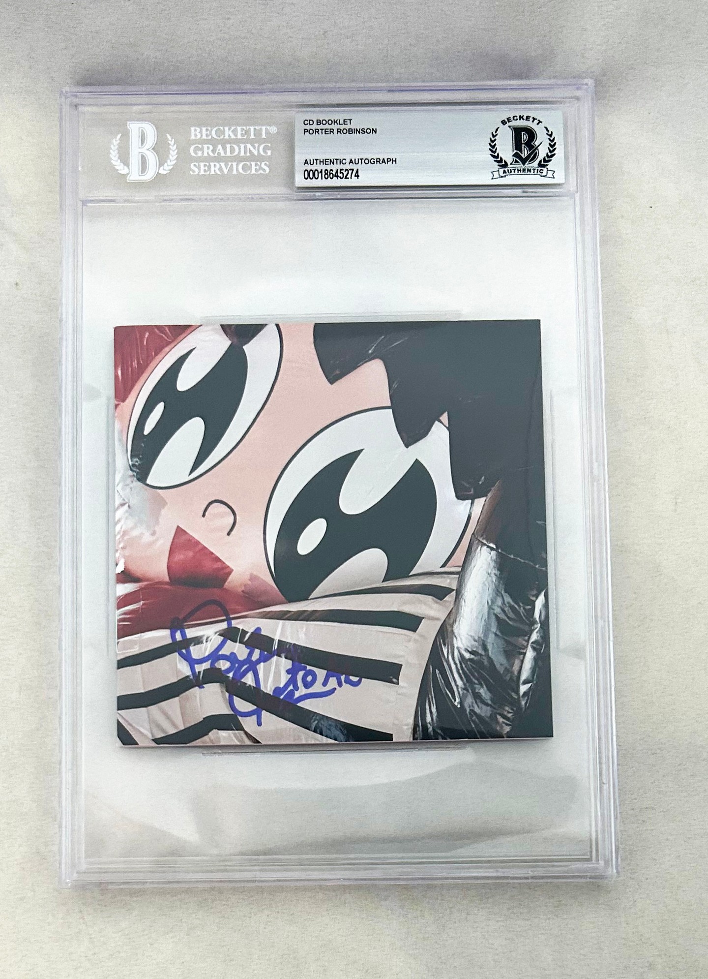 Porter Robinson Signed CD Cover Smile! Beckett BAS