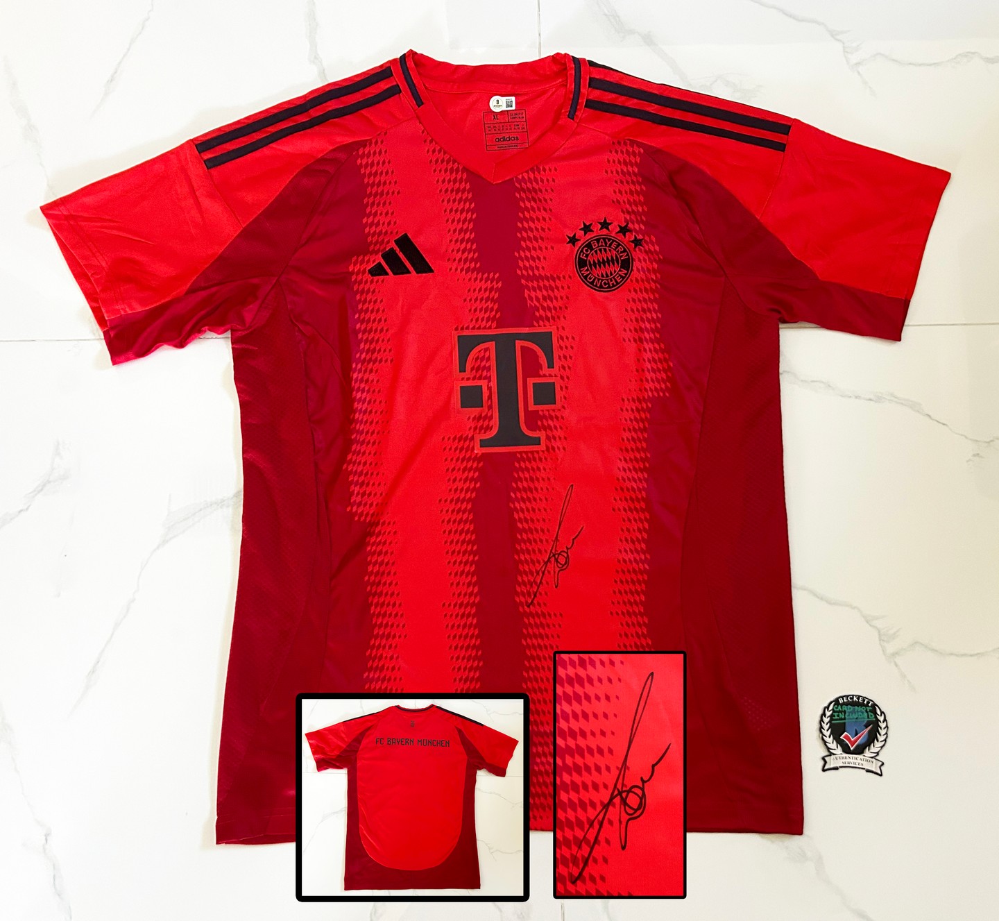 Luca Toni Signed Jersey FC Bayern Munich Beckett BAS
