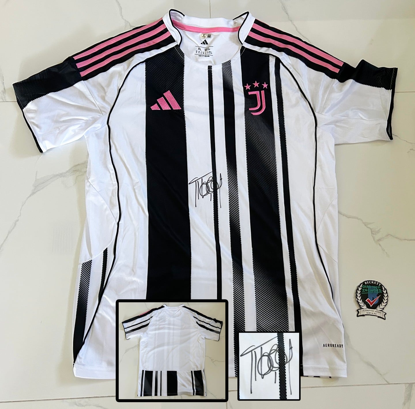 Fernando Llorente Signed Jersey Juventus FC Beckett BAS