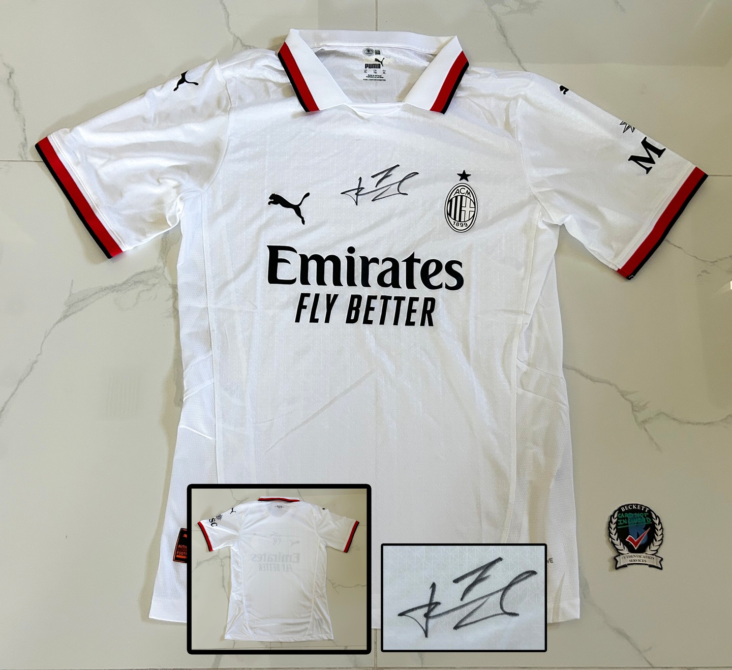 Andriy Shevchenko Signed Jersey AC Milan Beckett BAS