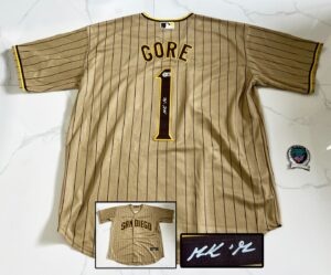 Mackenzie Gore Signed Jersey San Diego Padres Beckett BAS