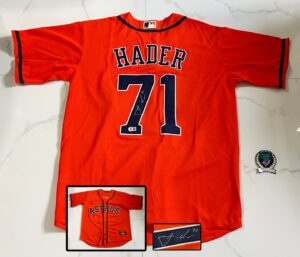 Josh Hader Signed Jersey Houston Astros Beckett BAS 1