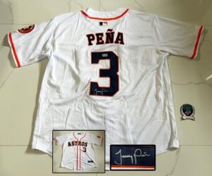 Jeremy Pena Signed Jersey Houston Astros Beckett BAS