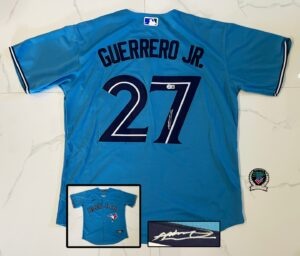 Vladimir Guerrero Jr Signed Jersey Toronto Blue Jays Beckett BAS