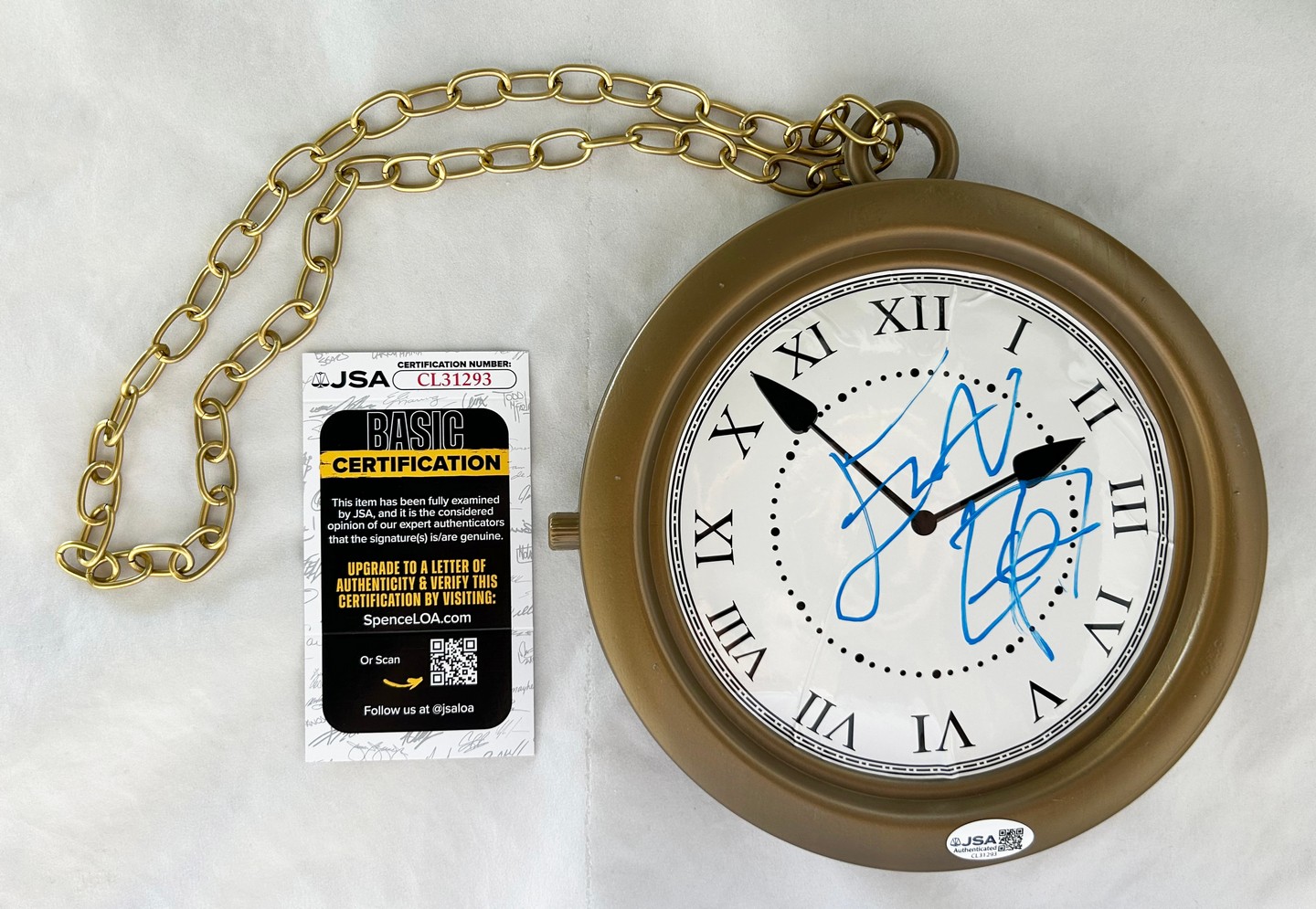 Flavor Flav Signed Clock JSA