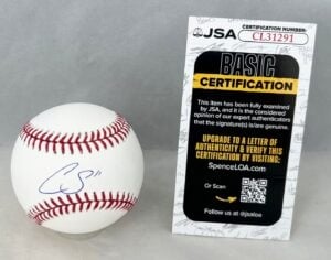 Cam Smith Signed Authentic MLB Baseball Houston Astros JSA