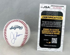 Justin Thomas Signed Baseball PGA Golfer JSA