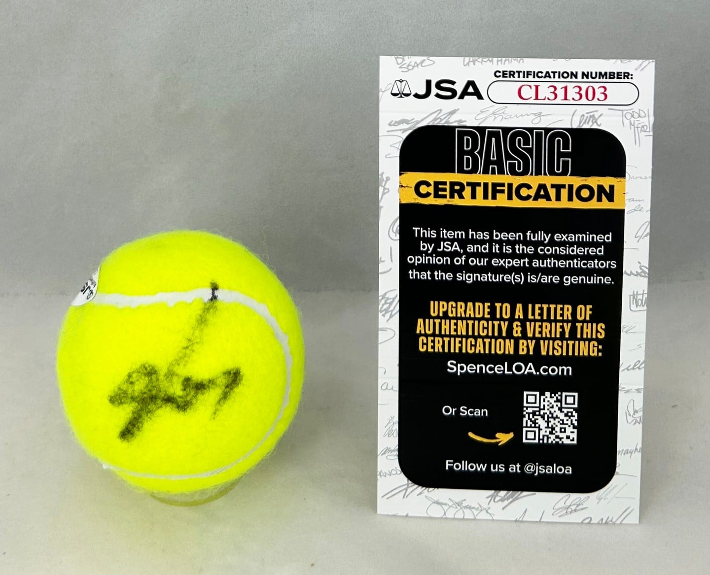 Joao Fonseca Signed Tennis Ball JSA 2
