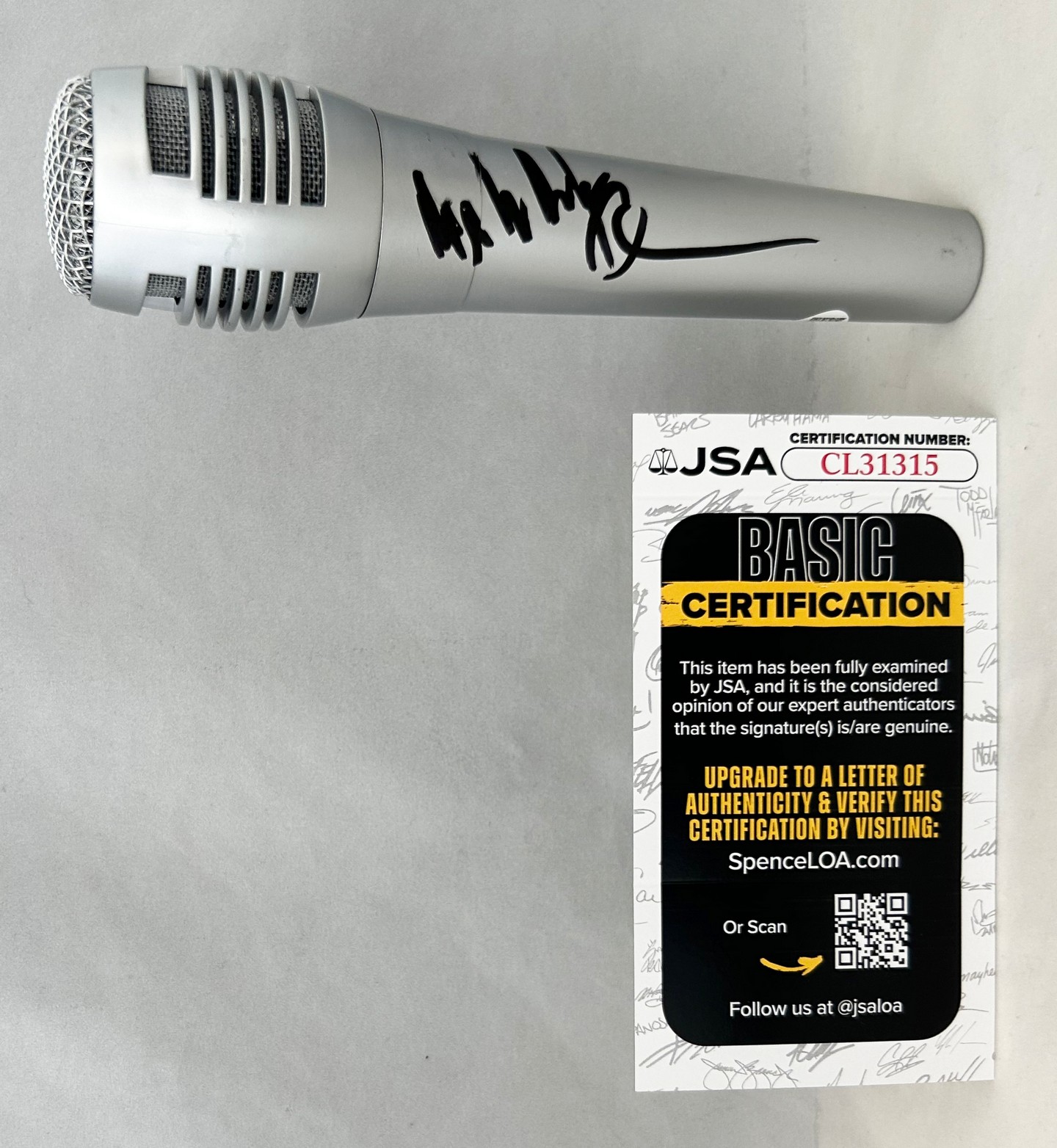 KC and The Sunshine Band Harry Wayne Casey Signed Microphone JSA