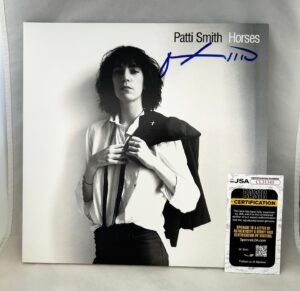 Patti Smith Signed Vinyl LP Album Horses JSA