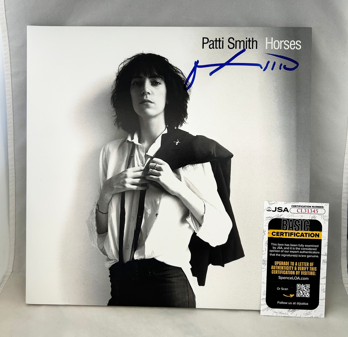 Patti Smith Signed Vinyl LP Album Horses JSA