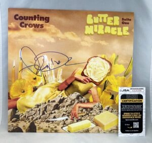 Adam Duritz Signed Vinyl LP Album Counting Crows Butter Miracle JSA