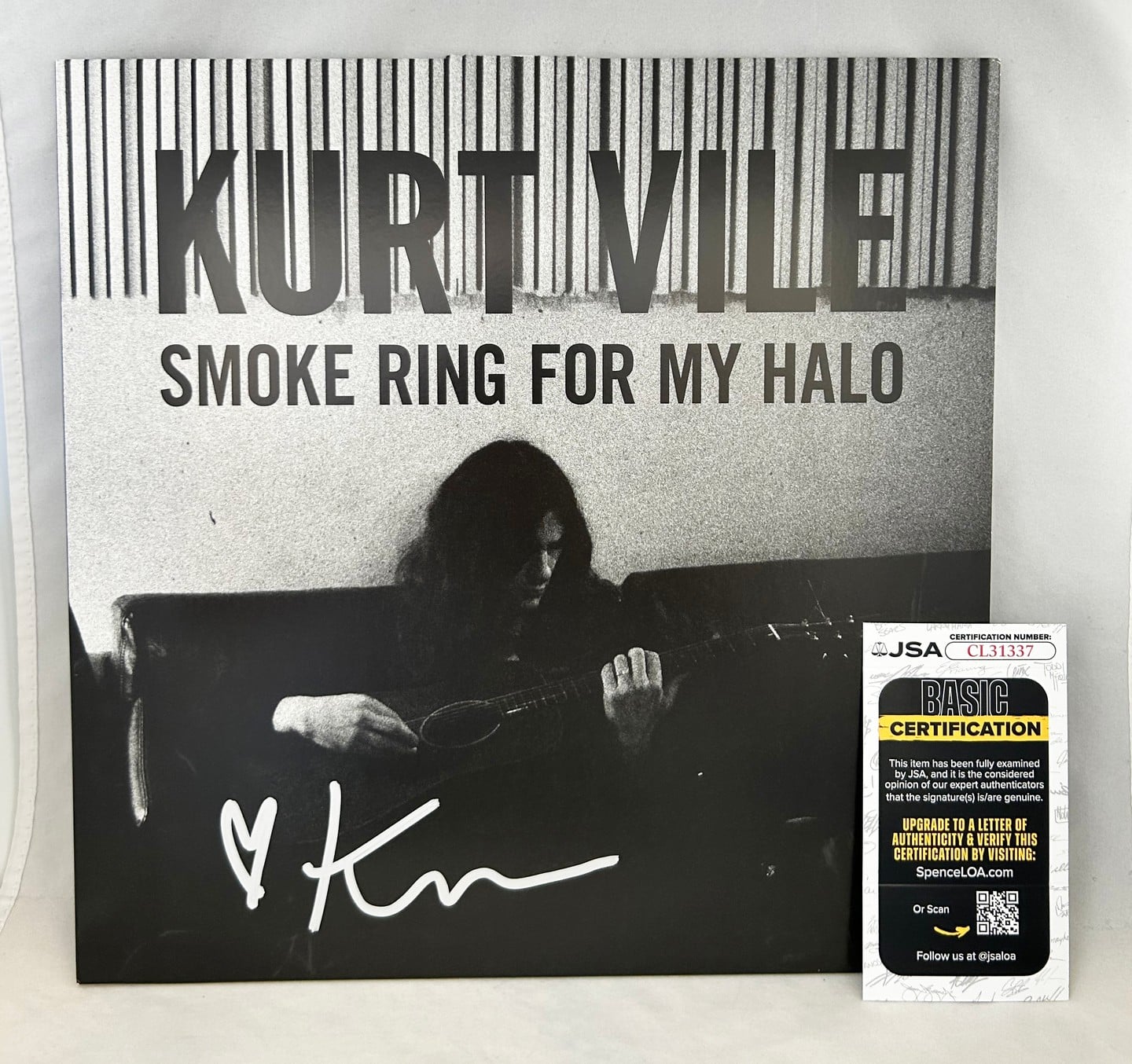 Kurt Vile Signed Vinyl LP Album Smoke Ring For My Halo JSA