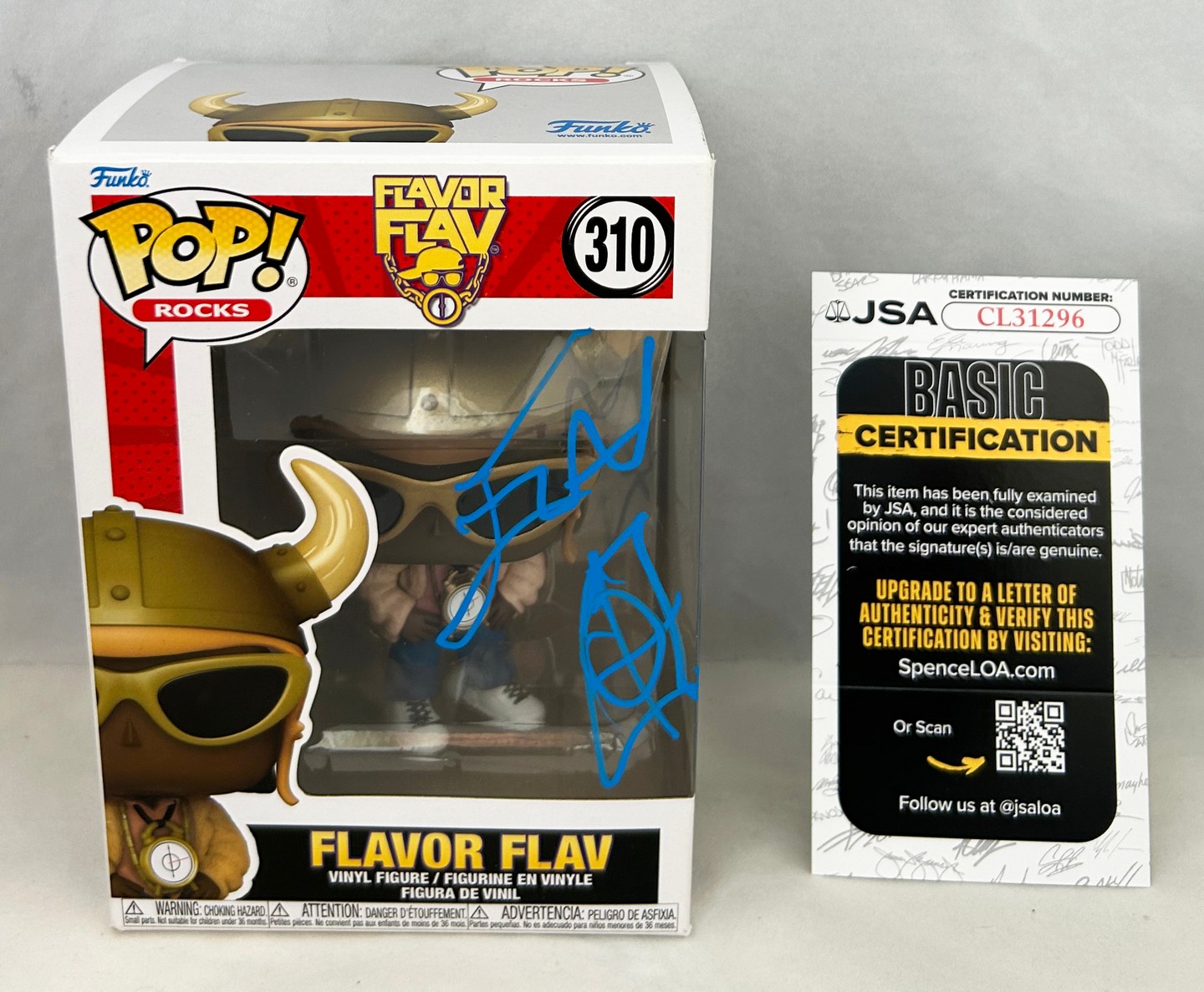 Flavor Flav Signed Funko Pop JSA