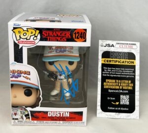 Gaten Matarazzo Signed Funko Pop JSA