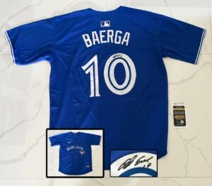 Carlos Baerga Signed Jersey Toronto Blue Jays JSA