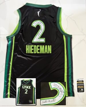Natisha Hiedeman Signed Jersey Minnesota Lynx Studbudz JSA