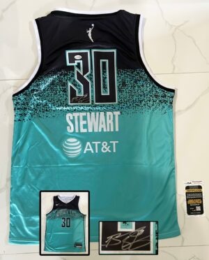 Breanna Stewart Signed Jersey New York Liberty JSA