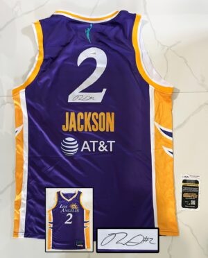 Rickea Jackson Signed Jersey Los Angeles Sparks JSA 1