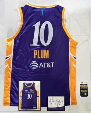 Kelsey Plum Signed Jersey Los Angeles Sparks JSA