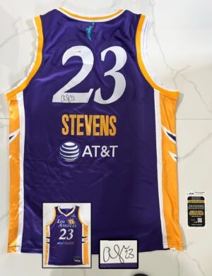 Azura Stevens Signed Jersey Los Angeles Sparks JSA