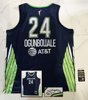 Arike Ogunbowale Signed Jersey Dallas Wings JSA